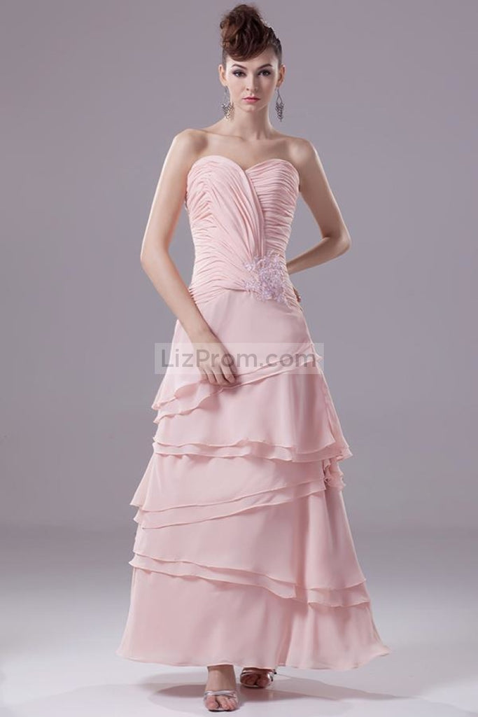 Pink Elegant Mother Of The Bridal Dress With Jacket