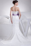 Fabulous Strapless Two-tone Lace Wedding Dress