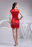 Red Scoop Sexy Bodycon Short Mini Party Dress