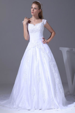 products/White-Elegant-A-line-Cap-Sleeves-Wedding-Dress-Bridesmaid-Dress.jpg